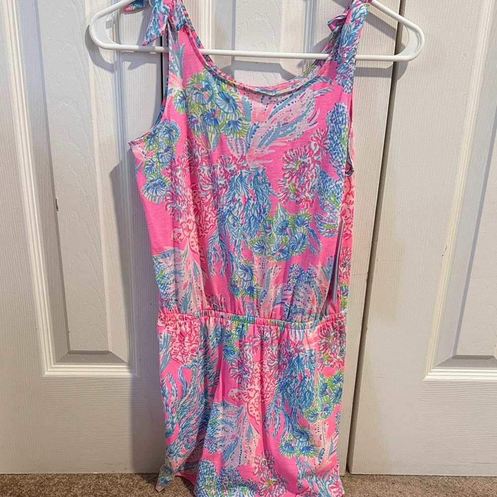 Lilly Pulitzer Pink Tropical Romper